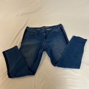 Jeans With Black Stripe Down Leg